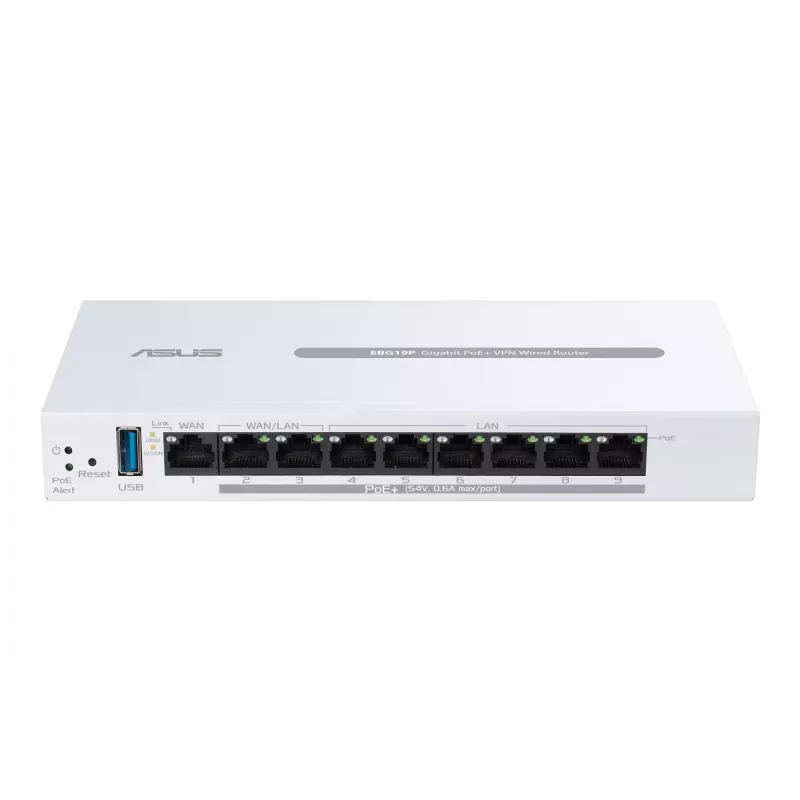 ASUS ExpertWiFi EBG19P wired router Gigabit Ethernet White