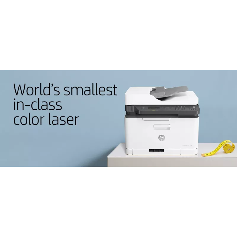 HP Color Laser MFP 179fnw, Laser, Colour printing, 600 x 600 DPI, A4, Direct printing, Black, White