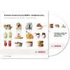 Bosch Styline food processor 900 W 3.9 L Stainless steel, White