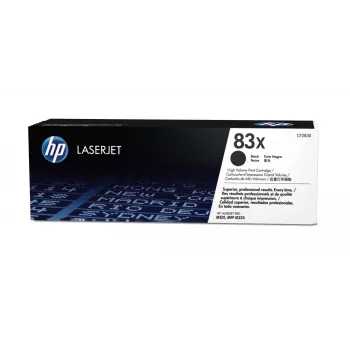 HP 83X High Yield Black Original LaserJet Toner Cartridge, 2200 pages, Black, 1 pc(s)