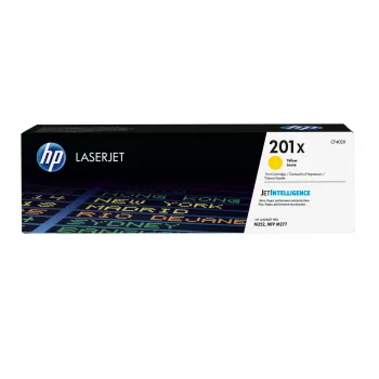 HP 201X High Yield Yellow Original LaserJet Toner Cartridge, 2300 pages, Yellow, 1 pc(s)