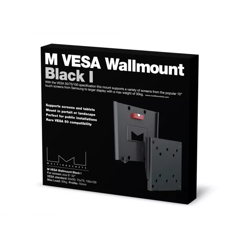 Wallmount Multibrackets M VESA I Black 50x50 75x75 100x100