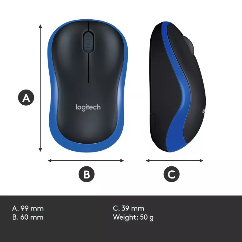 Mouse Logitech Wireless Mouse Blue 910-002239