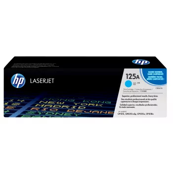 HP 125A Cyan Original LaserJet Toner Cartridge, 1400 pages, Cyan, 1 pc(s)