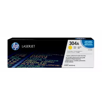 HP 304A Yellow Original LaserJet Toner Cartridge, 2800 pages, Yellow, 1 pc(s)
