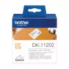 Shipping Labels Brother DK11202 Black on White 62mm