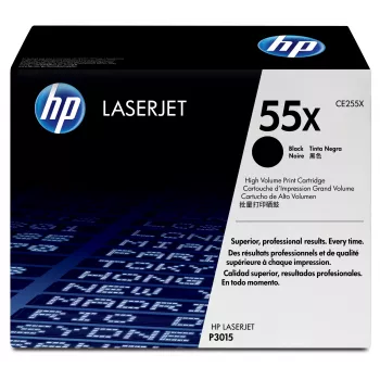 HP 55X High Yield Black Original LaserJet Toner Cartridge, 12500 pages, Black, 1 pc(s)