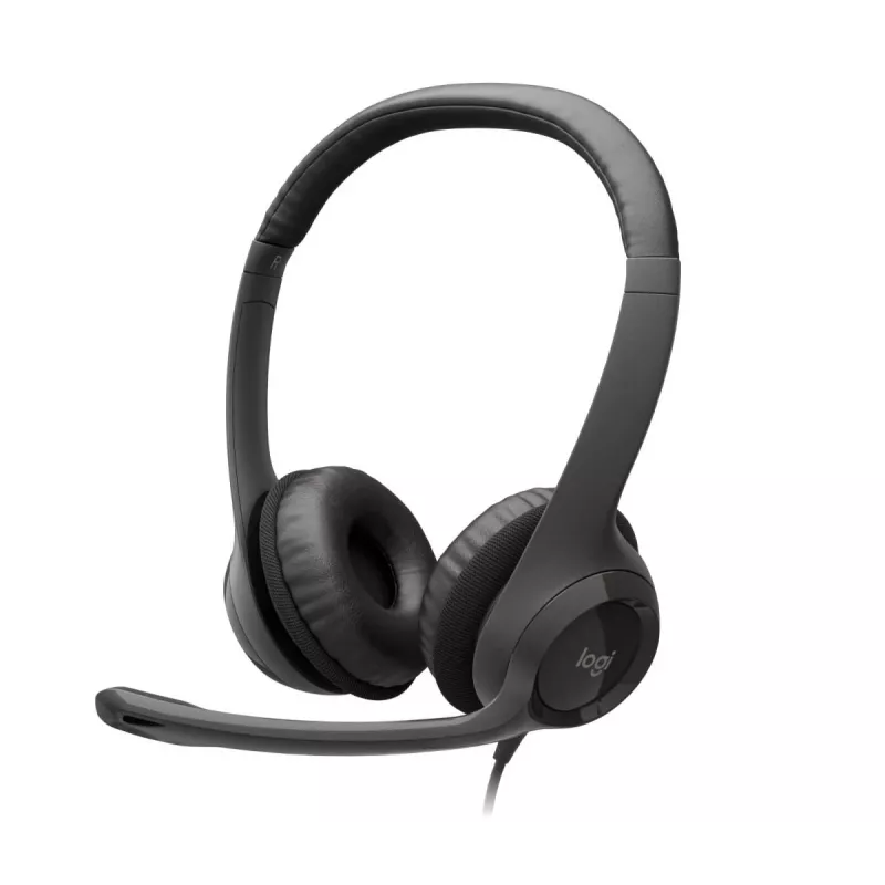 LOGITECH Headset - H390 - USB-a -black