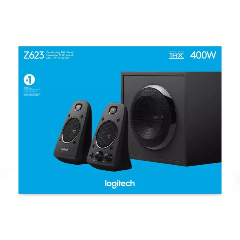 Speakers Logitech SPEAKER 2.1 Z623/980-000403 200W