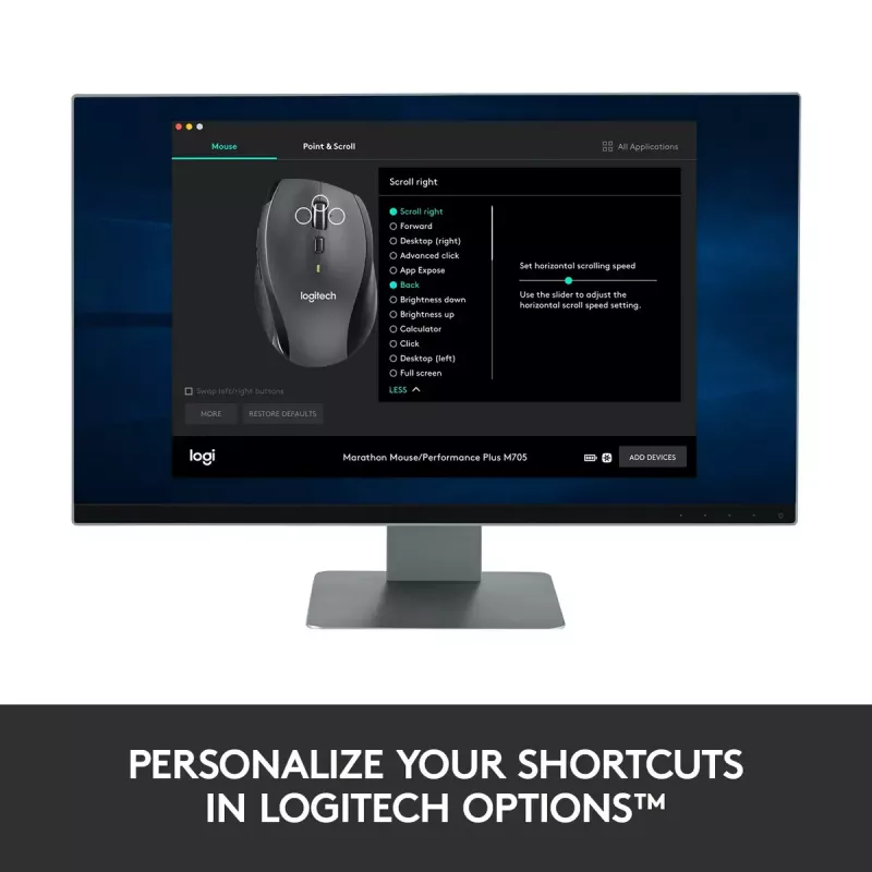 Mouse Logitech Marathon M705 RF Wireless