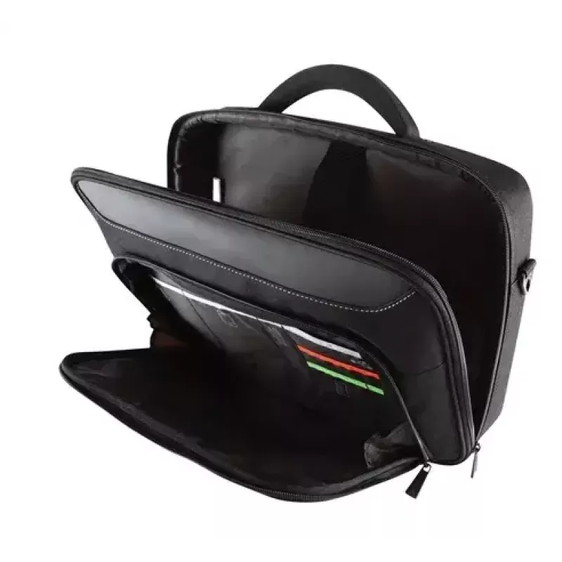 DELL Classic+ 45.7 cm (18 inch) Briefcase Black, Red