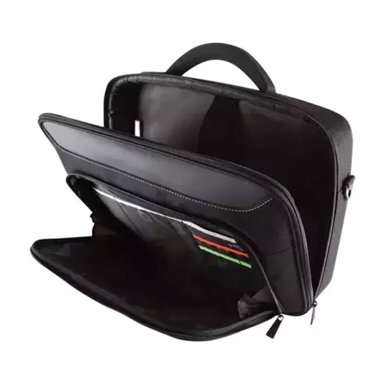 DELL Classic+ 45.7 cm (18 inch) Briefcase Black, Red