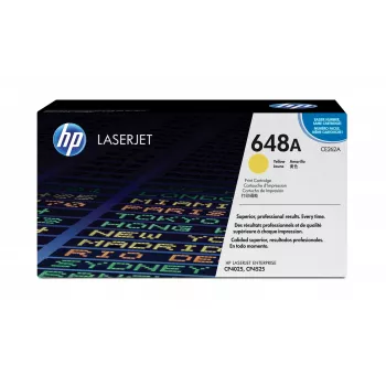 HP 648A Yellow Original LaserJet Toner Cartridge, 11000 pages, Yellow, 1 pc(s)
