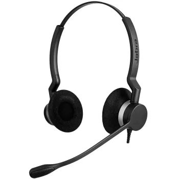 Jabra BIZ 2300 Duo, USB, MS, Wired, Office/Call center, 150 - 4500 Hz, 68 g, Headset, Black