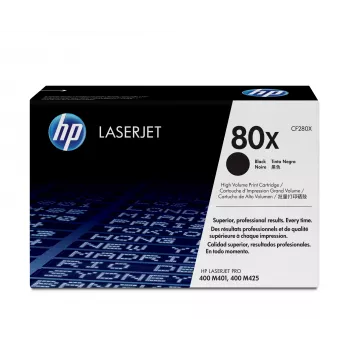 Toner Cartridge HP 80X High Yield CF280X 10000 pages Black