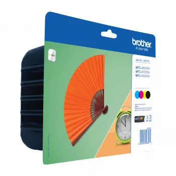 Brother LC129XLVALBPDR ink cartridge 1 pc(s) Original Black, Cyan, Magenta, Yellow