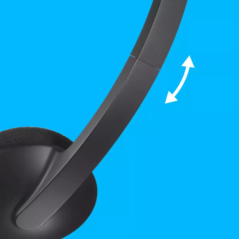 LOGITECH H340 - USB - Headset - Black