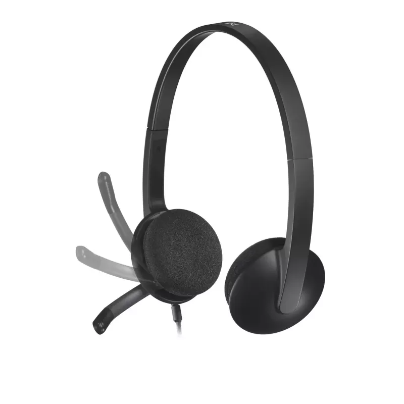 LOGITECH H340 - USB - Headset - Black