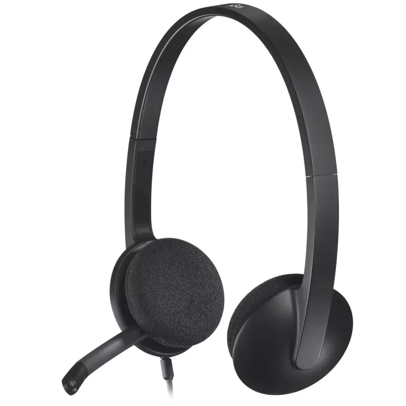 LOGITECH H340 - USB - Headset - Black