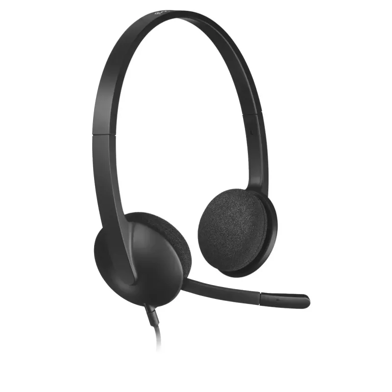 LOGITECH H340 - USB - Headset - Black