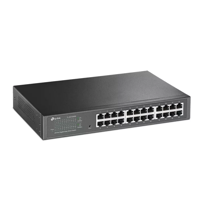 TP-Link 24-Port Gigabit Easy Smart Switch, Managed, L2, Gigabit Ethernet (10/100/1000), Rack mounting, 1U
