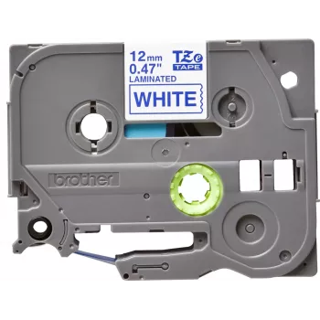 Brother TZE-233 label-making tape Blue on white