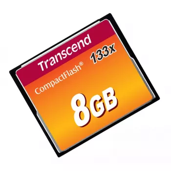 CompactFlash Card Transcend TS8GCF133, 8GB, 50MB/s Read, 20MB/s Write