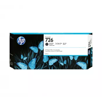 HP 726 300-ml Matte Black DesignJet Ink Cartridge