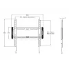 Multibrackets M Universal Wallmount Fixed Medium Black