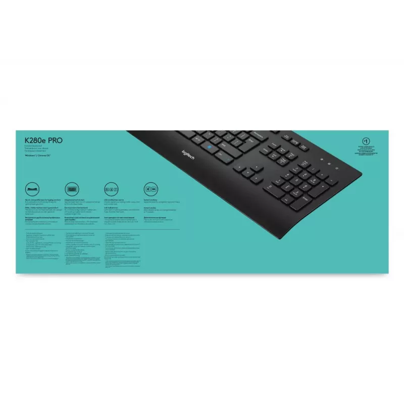LOGITECH Corded Keyboard K280e - Qwerty Us Int'l