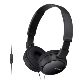 Sony MDR-ZX110AP, Wired, 12 - 22000 Hz, Calls/Music, 120 g, Headset, Black