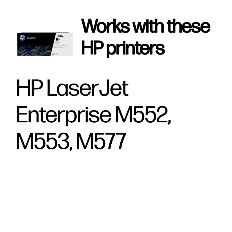Toner Cartridge HP 508A Black CF360A 6000 pages