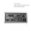 CLUB3D USB 3.2 Gen 1 4K UHD at 30Hz Mini Docking Station Ultra slim Design