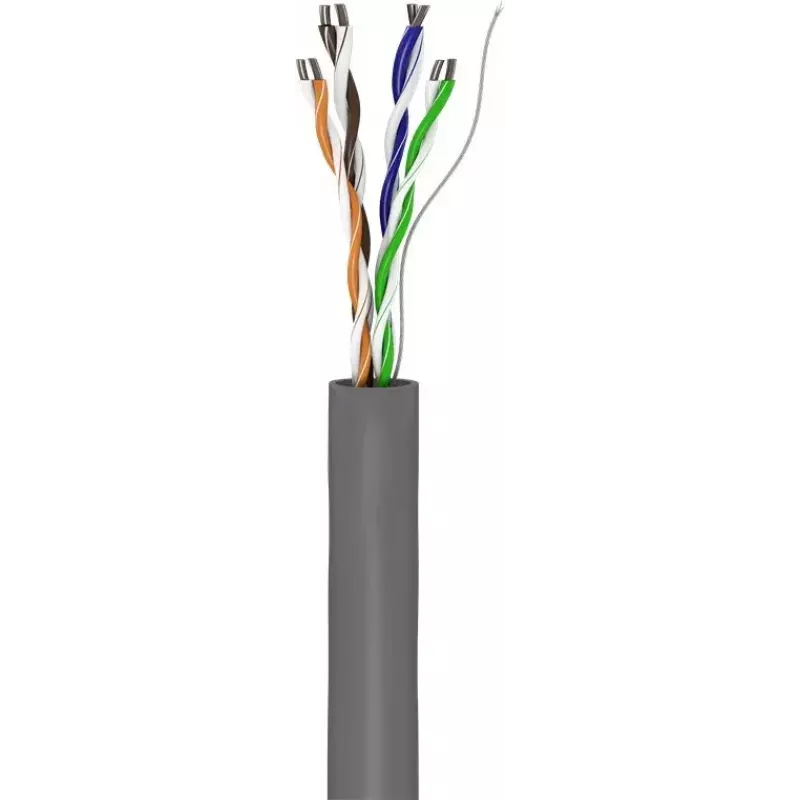 Network Cable Goobay CAT 5e U/UTP 100 m Grey