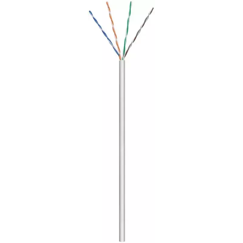 Network Cable Goobay CAT 5e U/UTP 100 m Grey