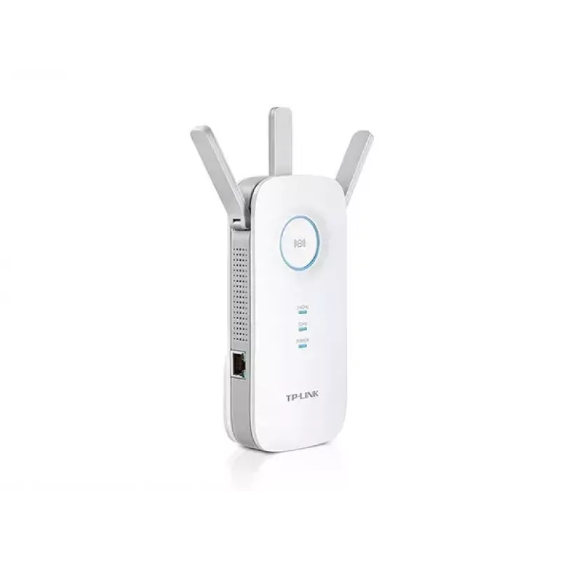 TP-LINK Extender RE450 802.11ac, 2.4GHz/5GHz, 450+1300 Mbit/s, 10/100/1000 Mbit/s, Ethernet LAN (RJ-45) ports 1, Antenna type 3xExternal
