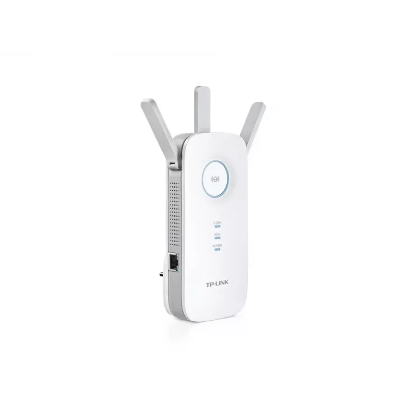 TP-LINK Extender RE450 802.11ac, 2.4GHz/5GHz, 450+1300 Mbit/s, 10/100/1000 Mbit/s, Ethernet LAN (RJ-45) ports 1, Antenna type 3xExternal