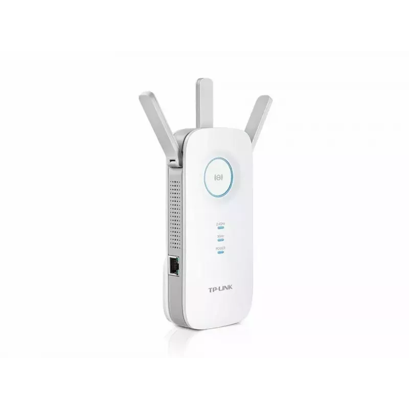 TP-LINK Extender RE450 802.11ac, 2.4GHz/5GHz, 450+1300 Mbit/s, 10/100/1000 Mbit/s, Ethernet LAN (RJ-45) ports 1, Antenna type 3xExternal