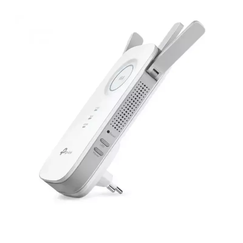 TP-LINK Extender RE450 802.11ac, 2.4GHz/5GHz, 450+1300 Mbit/s, 10/100/1000 Mbit/s, Ethernet LAN (RJ-45) ports 1, Antenna type 3xExternal