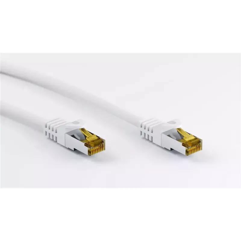 Network Cable Goobay RJ45 Patch Cord CAT 6A S/FTP 2m White