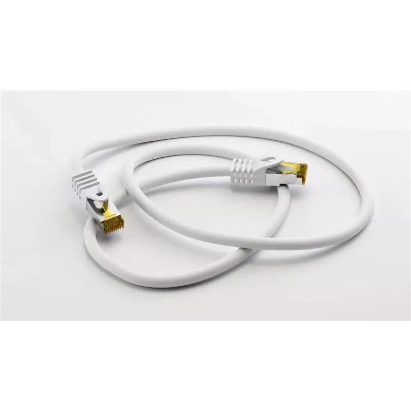 Network Cable Goobay RJ45 Patch Cord CAT 6A S/FTP 2m White