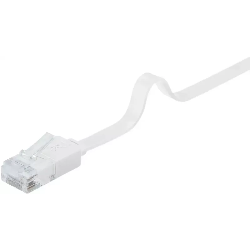Goobay 95155 networking cable Cat6 U/UTP (UTP) white, 7 m, RJ-45 gold-plated