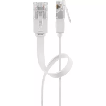 Goobay 95155 networking cable Cat6 U/UTP (UTP) white, 7 m, RJ-45 gold-plated