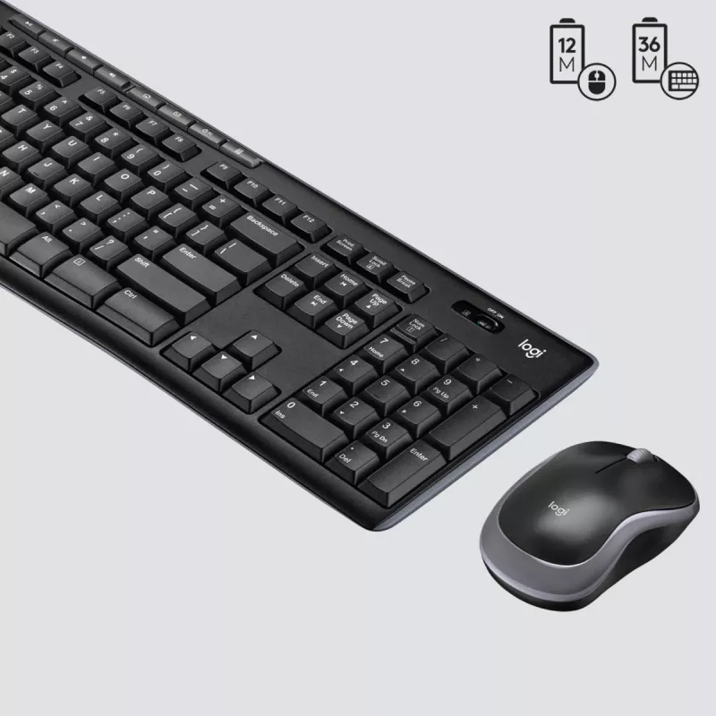 LOGITECH Wireless Desktop Mk270 - Qwerty Us/int''l