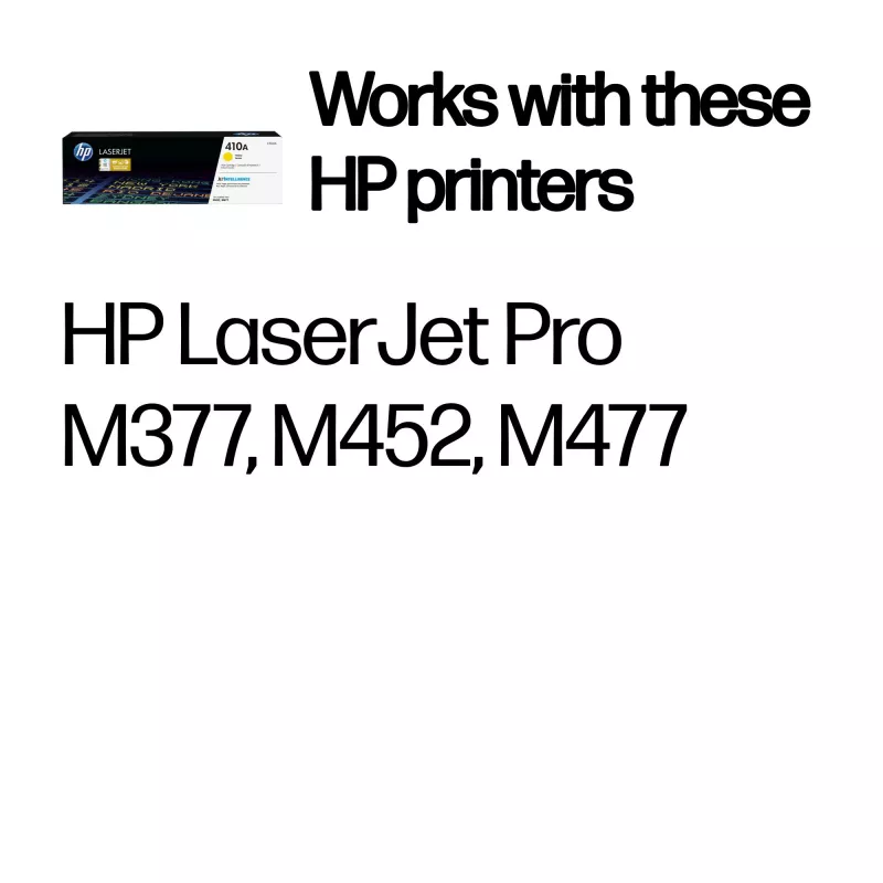 Toner Cartridge HP CF412A M452DN 2300 Pages Yellow