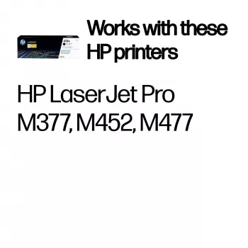 HP 410A Black Original LaserJet Toner Cartridge, 2300 pages, Black, 1 pc(s)