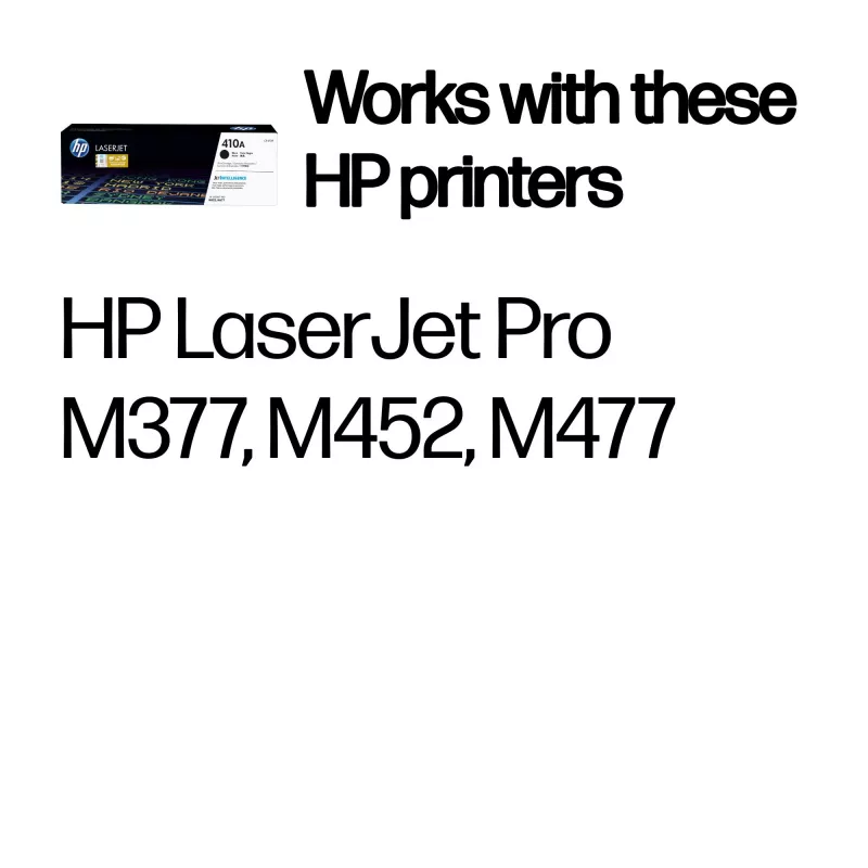 HP 410A Black Original LaserJet Toner Cartridge, 2300 pages, Black, 1 pc(s)