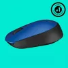 Logitech M171 mouse RF Wireless Optical 1000 DPI, Blue