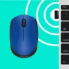 Logitech M171 mouse RF Wireless Optical 1000 DPI, Blue