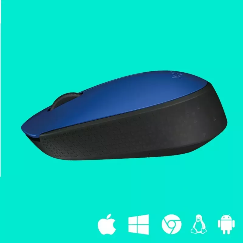 Logitech M171 mouse RF Wireless Optical 1000 DPI, Blue